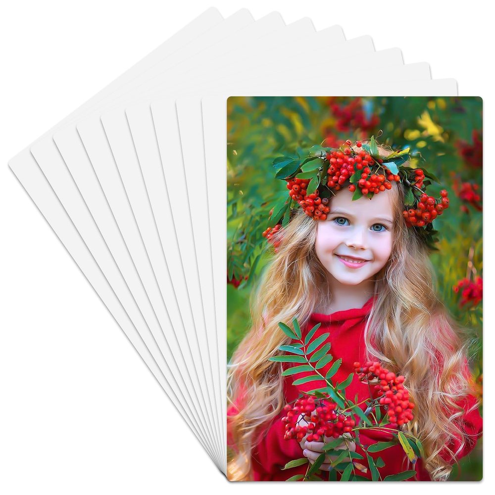10 Pcs 10''x12'' Aluminum Sublimation Metal Photo Blanks, Metal Sublimation Blank Sign 0.45mm Thick Photo Sign Blank
