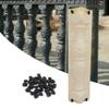 LEYSRIS DIY Roman Cement Railing Moulds Balustrade Mold Set, Front Rear Moulds for Decorating Roads, Sidewalks, Paths, Courtyards (23.6x7.9x7.9in) view 2