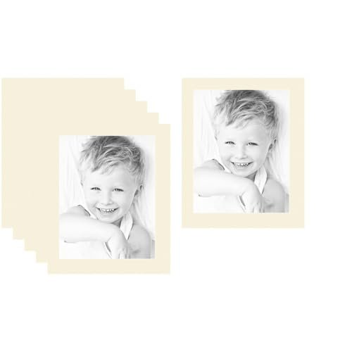 ArtToFrames 14x18 Cream Linen/Ivory Custom Mat for Picture Frame with 10x14 opening size (Mat Only, Frame NOT Included)