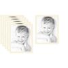 ArtToFrames 22x28 Cream Linen/Ivory Custom Mat for Picture Frame with 18x24 opening size (Mat Only, Frame NOT Included) view 1
