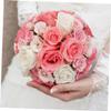 VILLCASE 6pcs Floral Flower Bouquet Holders for Wedding White Bridal Fresh Flower Handle Bases for DIY Arrangements and Centerpieces Water Absorbent Design Lightweight and Compact view 2