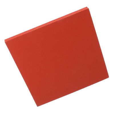 NUOBESTY Wear-Resistant Silicone Heat Press Pad Thick Insulation Mat for Sublimation Crafting Red Heat Mat Suitable for Manual and Automatic Transfer Machines