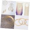HAPINARY 12pcs Hoop for Crafts Wedding Decor Wreaths Embroidery Frame Smooth Finish for Home Party Decoration view 2