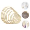 HAPINARY 12pcs Hoop for Crafts Wedding Decor Wreaths Embroidery Frame Smooth Finish for Home Party Decoration view 3