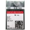 100 Pk. Groz-Beckert B27, DCX27 Industrial Overlock Sewing Machine Needles-Size 13, GB-DCX27-13 view 1
