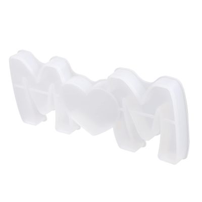 Gogogmee Silicone Alphabet Molds Crystal Epoxy Mold Reverse Mould for DIY Projects