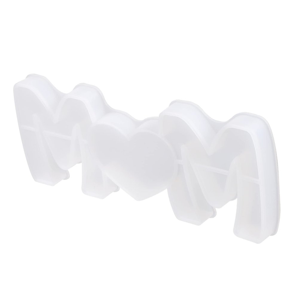 Gogogmee Silicone Alphabet Molds Crystal Epoxy Mold Reverse Mould for DIY Projects