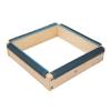 POTRUWE Punch Needle Frame, Gripper Strip Frames Punch Needle Rug Hooking Frame Embroidery Hoop, Solidwood Easy Assembly Rug Hooking Frame with Screws Wrench,25cm / 9.8Inch view 1
