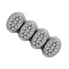 Operitacx Cavity Silicone Soap Mold for Handmade Soap and Cake Baking Non-Stick Flexible Design Easy Crafting and Decorating Grey view 1