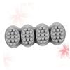 Operitacx Cavity Silicone Soap Mold for Handmade Soap and Cake Baking Non-Stick Flexible Design Easy Crafting and Decorating Grey view 3