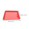 HOODANCOS 6pcs Plastic Trays for Classroom/Storage Containers Dividers Handle Random Color view 2
