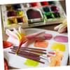DIYEAH 6pcs Style Watercolor Artist Brush Kit Fish Tail Shape for Canvas Painting Stencil Painting view 2