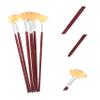 DIYEAH 6pcs Style Watercolor Artist Brush Kit Fish Tail Shape for Canvas Painting Stencil Painting view 3