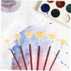 DIYEAH 6pcs Style Watercolor Artist Brush Kit Fish Tail Shape for Canvas Painting Stencil Painting view 4
