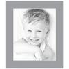ArtToFrames 8.5x11 Silver/Silver Custom Mat for Picture Frame with 4.5x7 opening size (Mat Only, Frame NOT Included) view 2