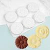 2pcs Cake Fondant Mold- Silicone Molds Silicone Flower for Chocolate Candy Jello Cookie Sugar Craft Lotion Bar Polymer Clay Soap Jello Soap Candle (flowers 2) view 3