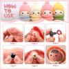 TOAOB 32 Set Glitter Safety Eyes for Amigurumis 25mm Round 8 Colors Crochet Doll Eyes with Washers for DIY Puppet Stuffed Animals Making view 4