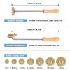 KAINSY Branding Iron for Burger, Durable Custom Logo Metal Branding Iron for Food Hamburger Burning Stamp with Wood Handle, Personalized Chefs Cooking Lover Gifts, Flame Heated(3Inches) view 4