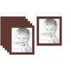 ArtToFrames 15x18 Maroon/Maroon Custom Mat for Picture Frame with 11x14 opening size (Mat Only, Frame NOT Included) view 1