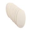 Operitacx 10pcs Oval Wooden Pendant DIY Decor Materials Unfinished Wood Slices Home Decor Ornaments Graffiti Wood Chip view 1
