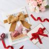 Pieaary Terracotta Velvet Ribbon 1/4 Inch x 20Yd,Double Faced Premium Velvet Ribbon for Gift Wrapping Handmade Crafts Bow Making,Christmas and Wedding Decoration(1/4" Terracotta) view 4