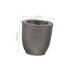 NUOBESTY Lab Graphite Crucible High Temp Melting Casting Molds for Jewelry DIY Projects view 2