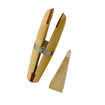 NUOBESTY Professional Jewelry Making Tool Wooden Ring Jig Jewelry Pliers Tool for Clamp Portable Tighten