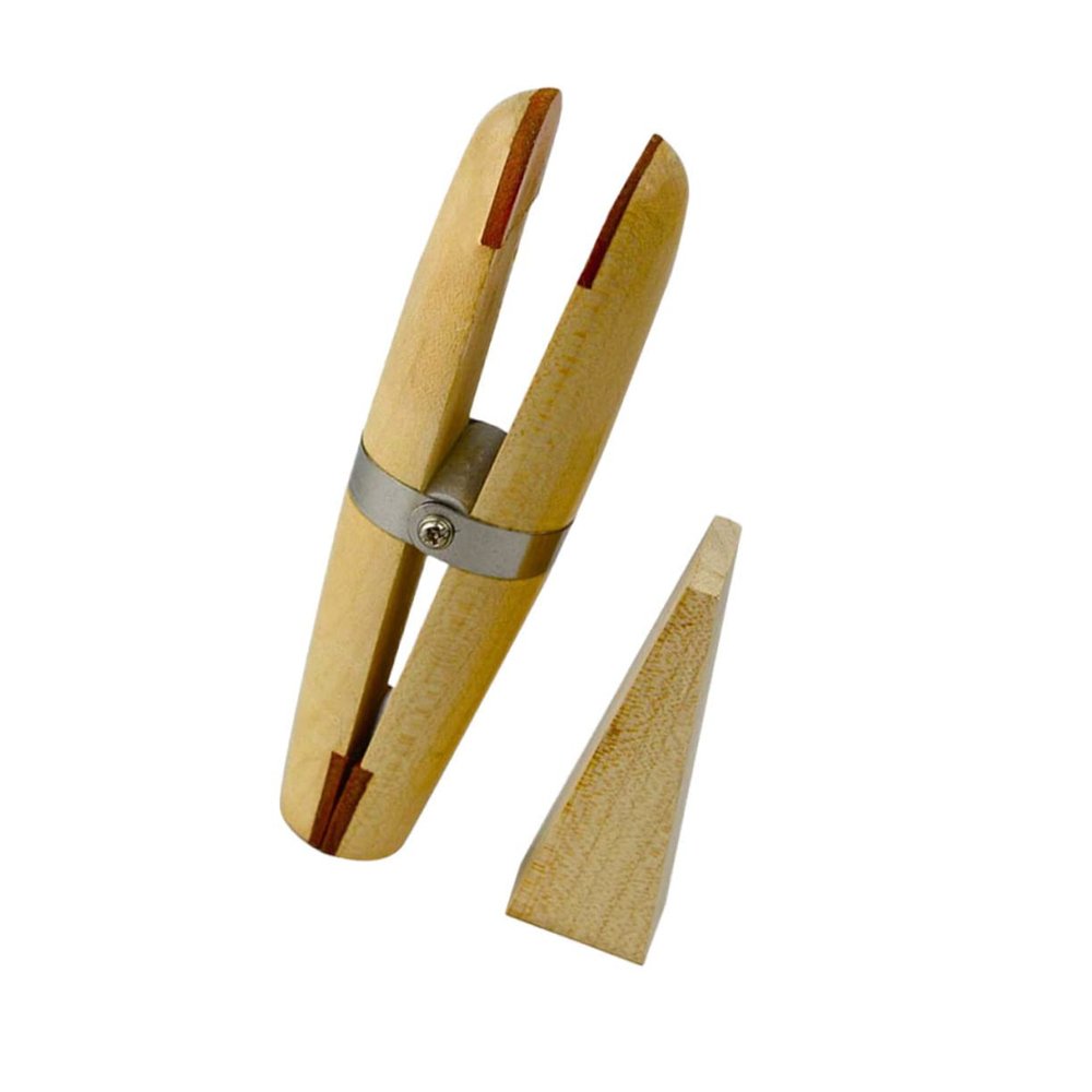 NUOBESTY Professional Jewelry Making Tool Wooden Ring Jig Jewelry Pliers Tool for Clamp Portable Tighten