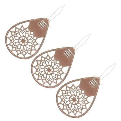 Operitacx 3pcs Manual Needle Threader Rose Gold Needle-Threading Devices for DIY Crafts Convenient for Low Vision Users Lightweight and Easy to Store