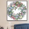 Qeerysew Cross Stitch Kits Stamped Full Range of Embroidery Starter Kits for Beginners DIY -Printed Kit The Art of Hummingbirds(2) 14CT 2020inches view 2