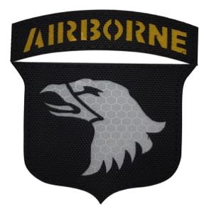 101st Airborne Division IR Patch Armband Badge Military Decorative Sewing Applique Embellishment Tactical Patches
