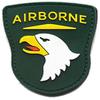 101st Airborne Division PVC Patch Armband Badge Military Decorative Sewing Applique Embellishment Tactical Patches (2p) view 2
