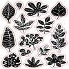 Clear Stamps,Rubber Stamps,11x16cm Leaf Stamp Clear Stamps for Scrapbooking Transparent Silicone Rubber Photo Album Decor view 1