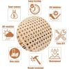 Topjia Cane Webbing Roll,Pre Woven Open Weave Rattan Material for DIY Projects and Furniture Upgrades,Woven Open Mesh Cane for Furniture, Chair, Cabinet, Ceiling, 24x39.4in view 3