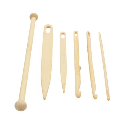 HOODANCOS Handmade Weaving Loom Tools Set with Needles Crochet Hooks and Hanging Rod DIY Knitting Projects and Tapestry Crafting Accessory Kit