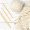 HOODANCOS Handmade Weaving Loom Tools Set with Needles Crochet Hooks and Hanging Rod DIY Knitting Projects and Tapestry Crafting Accessory Kit view 2