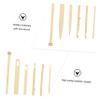HOODANCOS Handmade Weaving Loom Tools Set with Needles Crochet Hooks and Hanging Rod DIY Knitting Projects and Tapestry Crafting Accessory Kit view 3