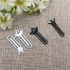 Card Making Supplies,3.8x2.9cm Bookmark Note Button Metal Cutting Dies Stencils for Scrapbooking Decorative view 1