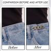 Qkari 4 Sets Adjustable Jeans Button, No Need to Sew Detachable Button Pins, Perfect Fit Detachable Instant Button. (Golden Circle) view 3