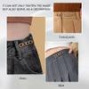 Qkari 4 Sets Adjustable Jeans Button, No Need to Sew Detachable Button Pins, Perfect Fit Detachable Instant Button. (Golden Circle) view 4