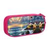 GeRRiT Lighthouse Diamond Paint Print Large Pencil Case Pouch With Zipper,Adults Office Travel Stationery Makeup Bag, Pink, RXZER23 view 1