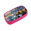 GeRRiT Lighthouse Diamond Paint Print Large Pencil Case Pouch With Zipper,Adults Office Travel Stationery Makeup Bag, Pink, RXZER23 view 2