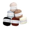 12 Colors Tufted Yarn Ball,Professional 8ply tufting Yarn,195g Tufted Yarn Ball for Rug tufting,Punch Needle,5mm Thick Poke Embroidery Thread,Polyester Cotton Mixed Sewing Thread (DB2 195g ball) view 2