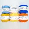12 Colors tufting Yarn Set,100g Ball tufting Yarn,Professional 8ply Tufted Yarn for Rug tufting,Punch Needle,5mm Thick Poke Embroidery Thread,Polyester Cotton Mixed Sewing Thread (A2E2 100g ball) view 2