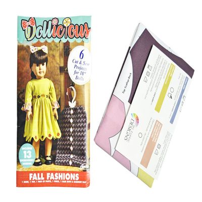 NineTribe Basics Dollicious Fall Fashions Sewing Designs for 18 inch Dolls