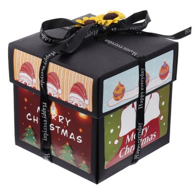 LIFKICH 1pc Handmade Photo Storage Box Quadrilateral Creative Album for Festivals for Surprise and Memories Unique Handmade Accessory for Special Moments