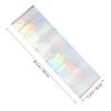 DIYEAH 1roll Self-Adhesive Holographic Vinyl Decal Sticker for Custom and Window Decoration and Crafting Material for Projects view 4