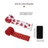 2 Rolls Ladybug Dot Wired Edge Ribbons, Ladybug Dot Red Wreath Ribbon Summer Teachers' Day Easter Sewing DIY Craft Bee Fabric Burlap Ribbon for Bows Wrapping Party Decorative (A) view 2