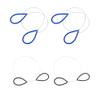 SEIWEI 4PCS Pottery Clay Wire Cutters Metal Wire Cutter with Plastic Handle Clay Mud Cutting Tools for for Clay Artists Sculpting Pottery Tool (Black+Blue), 57mm/22.4in view 1