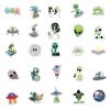 UFO Alien Sticker| 50 PCS | Vinyl Waterproof Stickers for Laptop,Skateboard,Water Bottles,Computer,Phone,Alien Style Stickers for Kids view 4
